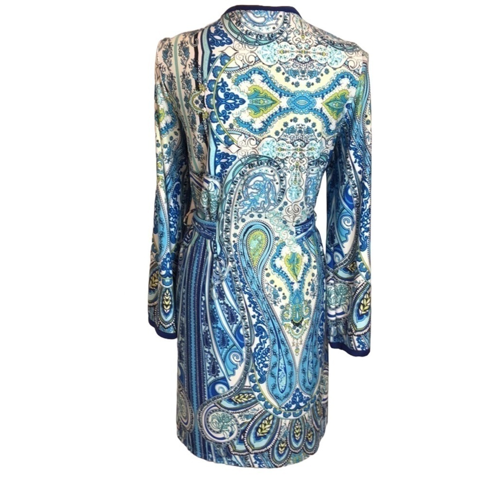 Linea Donatello Paisley Light Weight Robe S/M - Picture 2 of 9